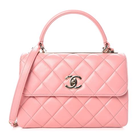 pink chanel bag small